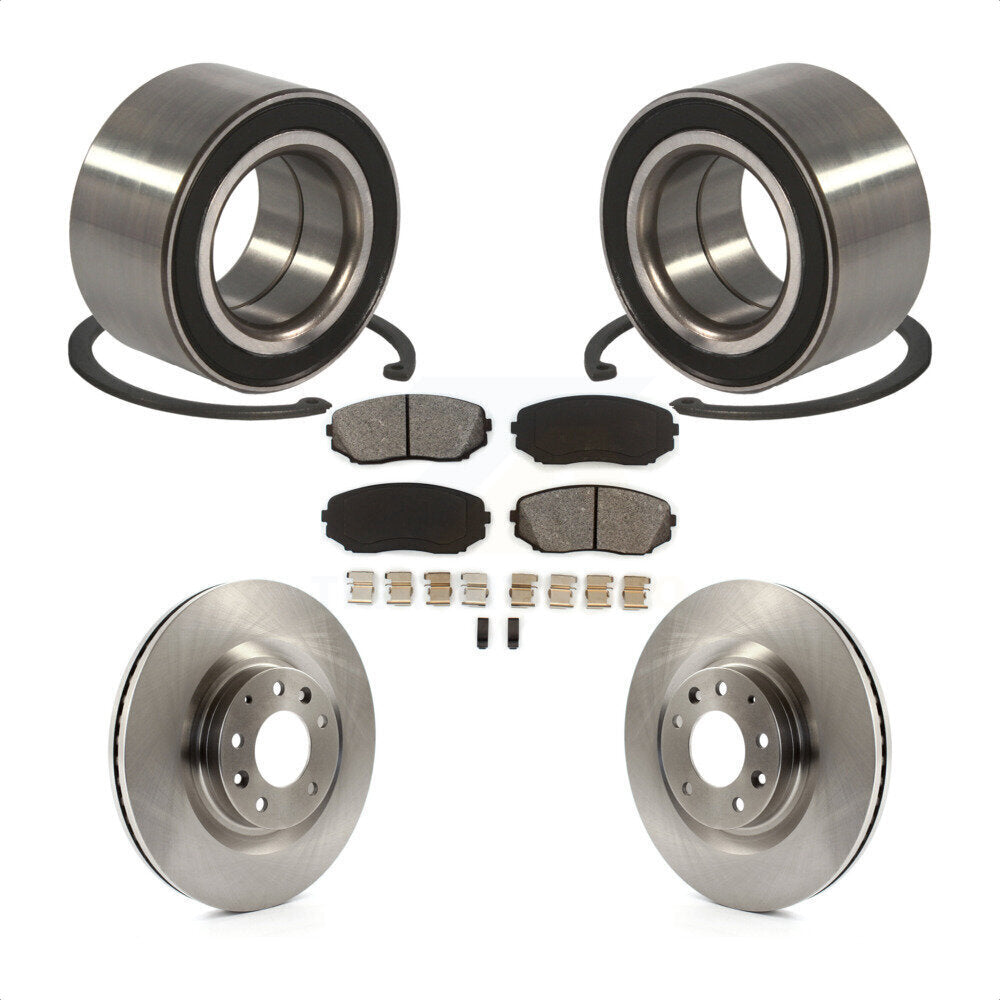 Kit de rotors et plaquettes de frein à disque de roulement de roue avant pour Mazda CX-9 2007 – 2015