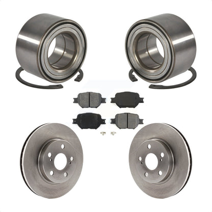 Kit de rotors et plaquettes de frein à disque de roulement de roue avant pour Toyota Celica GT 2001