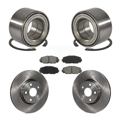 Kit de Rotor et de plaquettes de frein, roulement de roue avant, pour Toyota Corolla Matrix Pontiac Vib