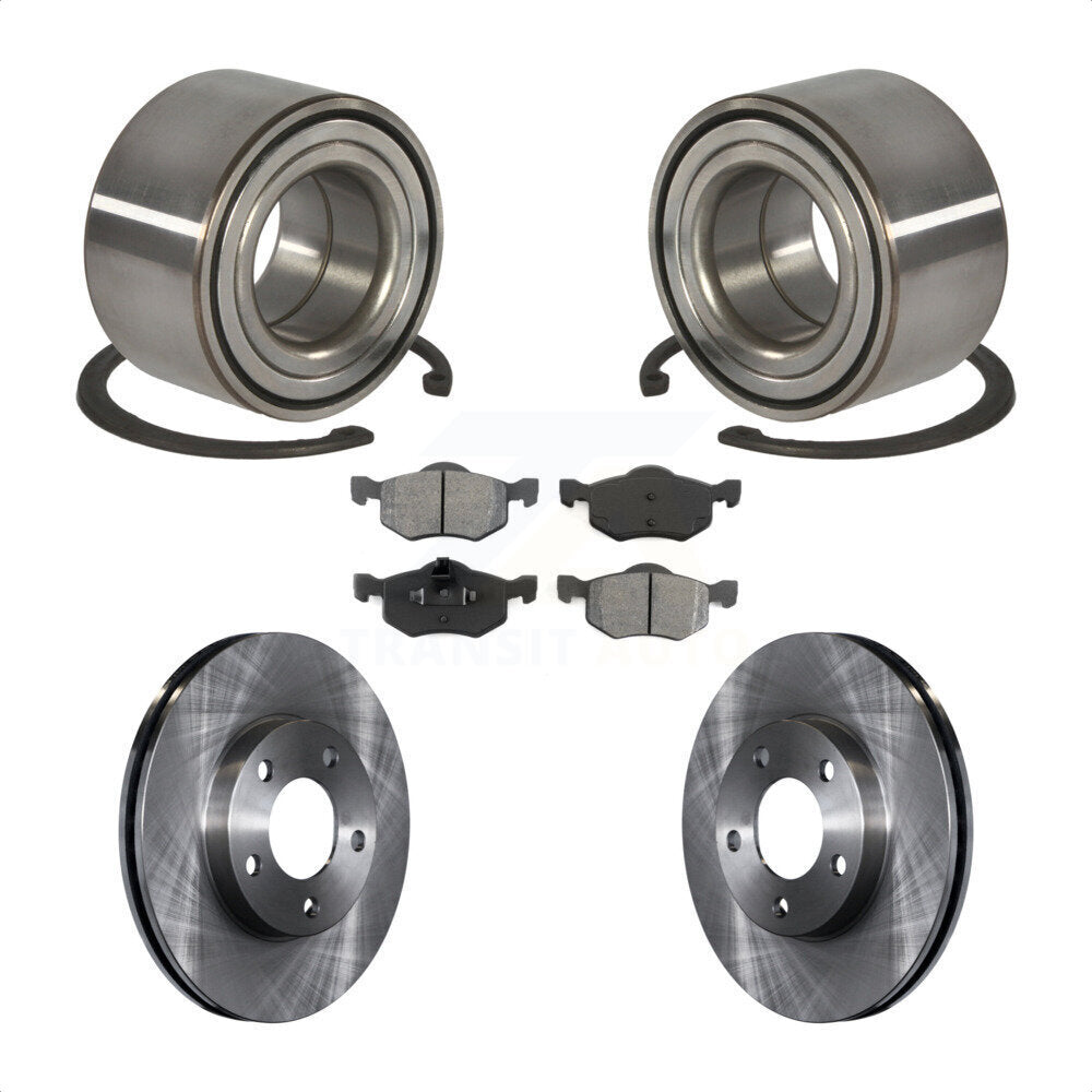 Kit de Rotor et plaquettes de frein de roulement de roue avant, pour Ford Escape Mazda hommage Mercur