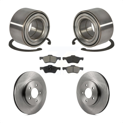 Kit de Rotor et de plaquettes de frein à disque, roulement de roue avant, pour Ford Escape Mercury Marine