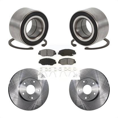 Kit de Rotor et de plaquettes de frein, roulement de roue avant, pour Honda Accord Fit Element Acura IL
