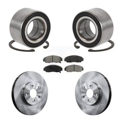 Kit de rotors et plaquettes de frein à disque, roulement de roue avant, pour Honda Accord Acura TSX T