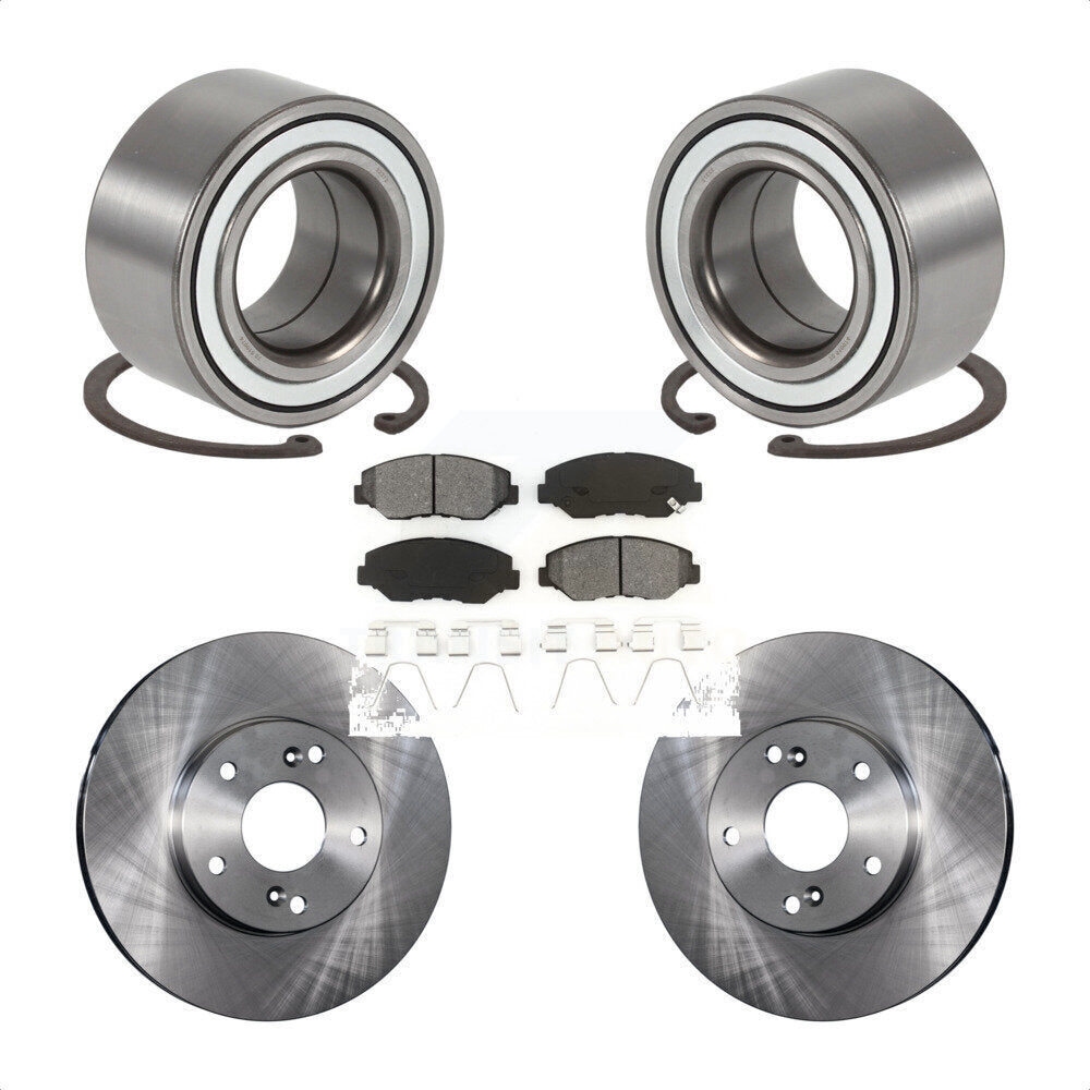 Kit de rotor et plaquettes de frein à disque, roulement de roue avant, pour Honda Element E 2003 – 2011