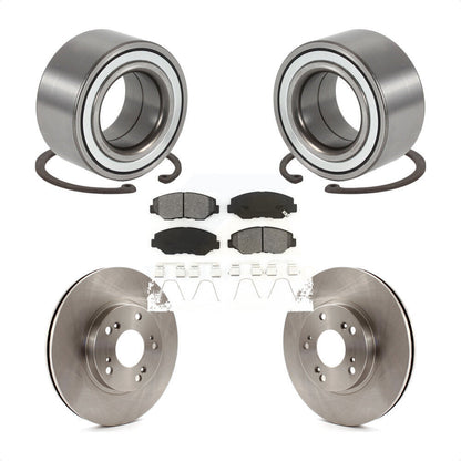 Kit de rotors de frein à disque et de plaquettes semi-métalliques, roulement de roue avant, pour Honda CR-V