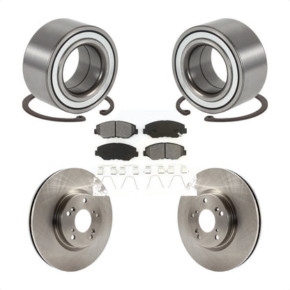 Kit de rotors et plaquettes de frein à disque de roulement de roue avant pour Honda CR-V 2005-2006