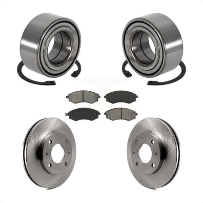 Kit de rotors et plaquettes de frein à disque de roulement de roue avant pour Hyundai Sonata 1999-2000
