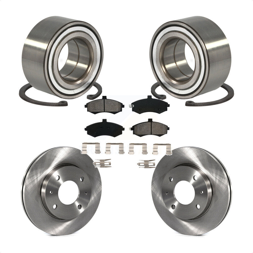 Kit de rotors et plaquettes de frein à disque, roulement de roue avant, pour Hyundai Elantra