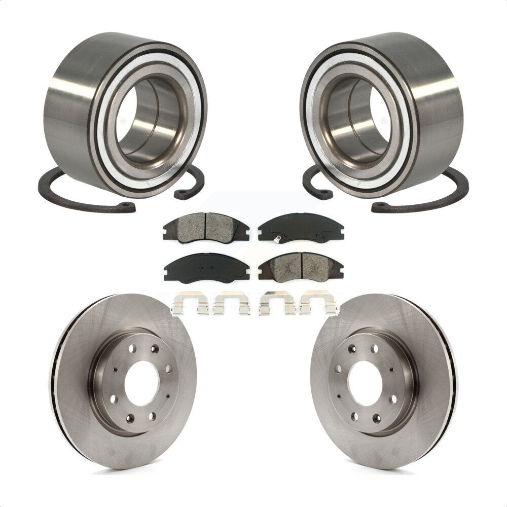 Kit de rotors et plaquettes de frein à disque, roulement de roue avant, pour Kia Spectra Spectra5