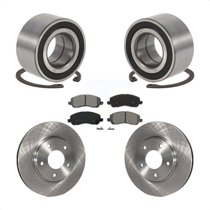 Kit de Rotor et de plaquettes de frein à disque, roulement de roue avant, pour Mitsubishi Lancer Outlande