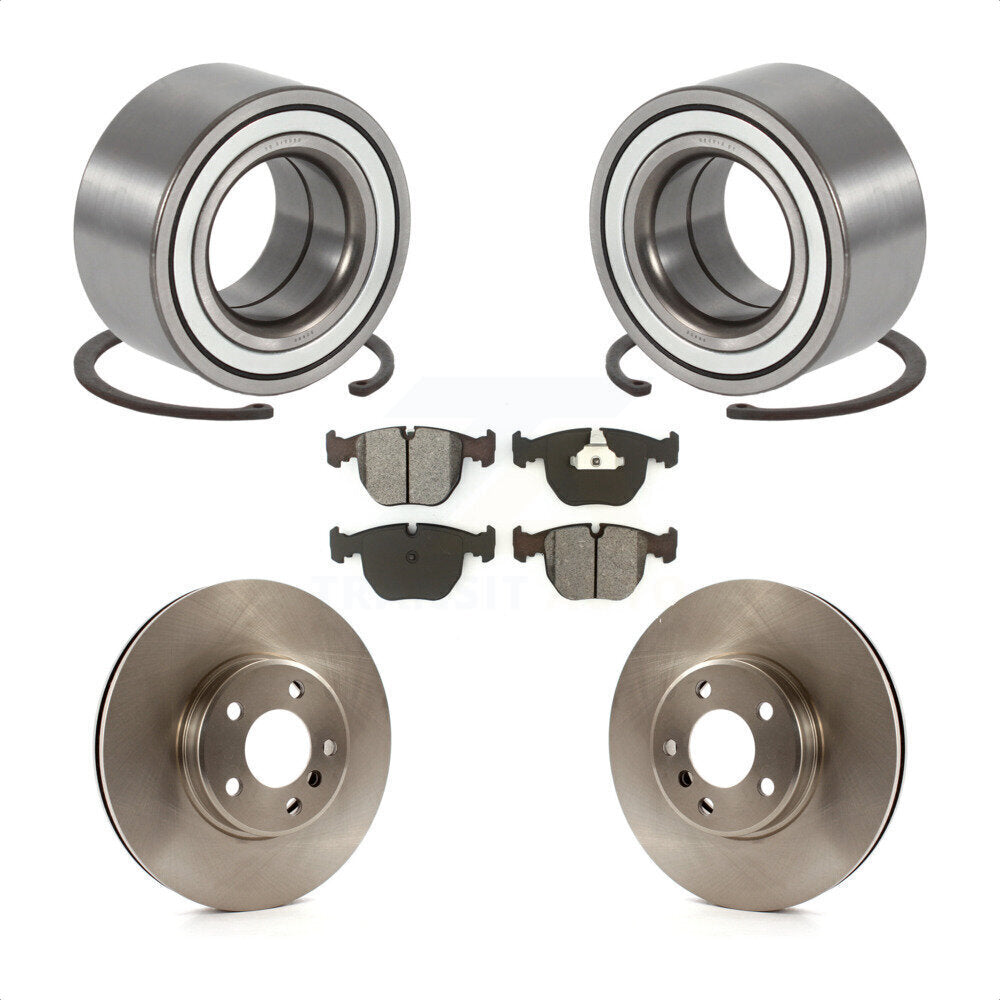 Kit de rotors et plaquettes de frein à disque de roulement de roue avant pour 2000 BMW X5 à 04 00