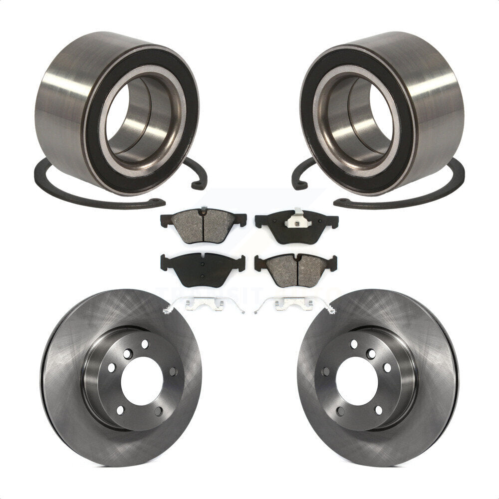 Kit de rotors et plaquettes de frein à disque, roulement de roue avant, pour BMW 328xi 325xi