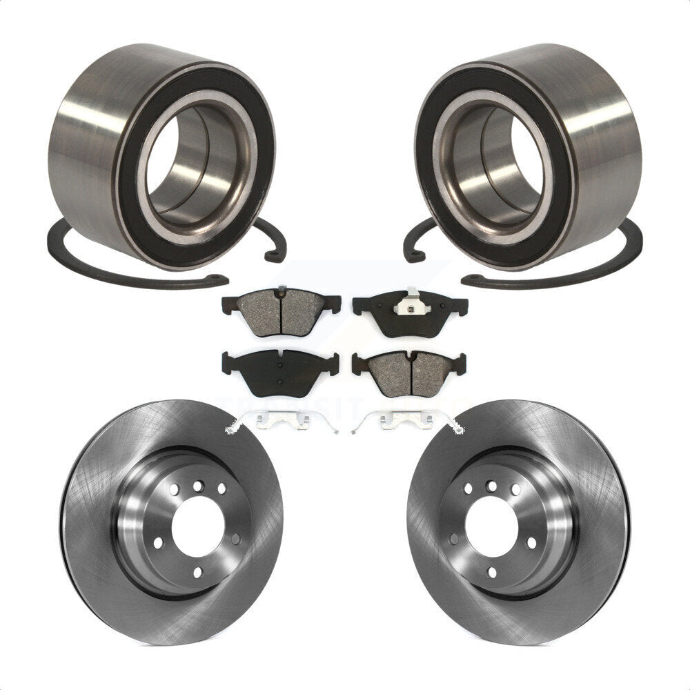 Kit de rotors et plaquettes de frein à disque de roulement de roue avant pour BMW 330xi 2006 KBB-10269