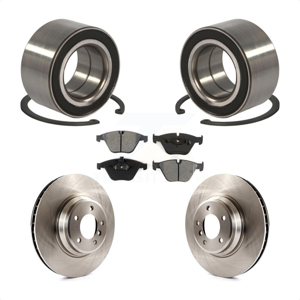 Kit de rotors et plaquettes de frein à disque de roulement de roue avant pour BMW 335i xDrive 335xi
