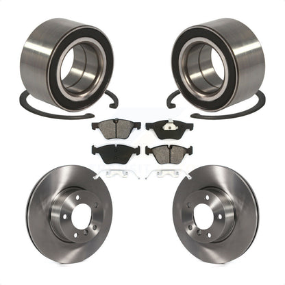 Kit de rotors de frein à disque et de plaquettes semi-métalliques, roulement de roue avant, pour BMW 328xi