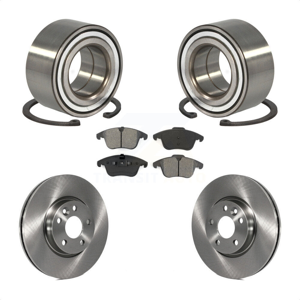 Kit de rotors et plaquettes de frein à disque de roulement de roue avant pour Land Rover Range Evoque