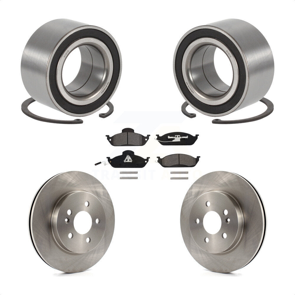 Kit de plaquettes de Rotor de frein à disque, roulement de roue avant, pour Mercedes-Benz ML320 ML350 ML43
