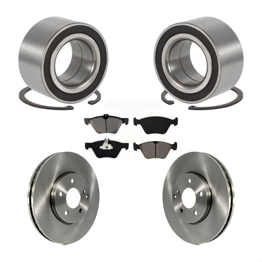 Kit de rotors et plaquettes de frein à disque de roulement de roue avant pour Mercedes-Benz E350 E320