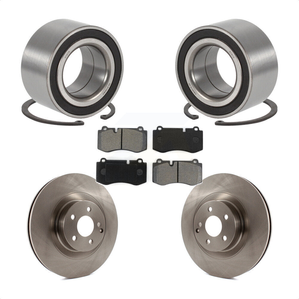 Kit de rotors et plaquettes de frein à disque de roulement de roue avant pour Mercedes-Benz S450 2009