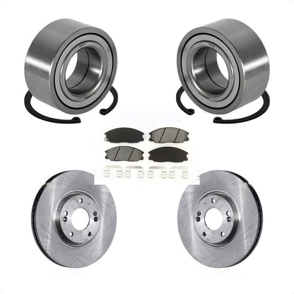 Kit de rotors et plaquettes de frein à disque de roulement de roue avant pour Kia Amanti 2004-2006