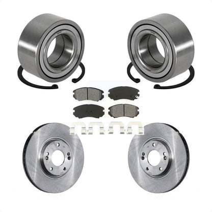 Kit de rotors et plaquettes de frein à disque, roulement de roue avant, pour Hyundai Azera Kia Amanti