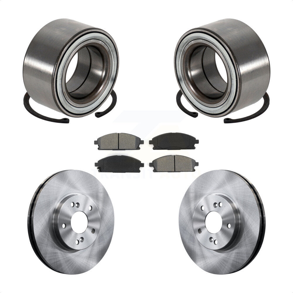 Kit de rotors et plaquettes de frein à disque de roulement de roue avant pour Acura MDX 2003-2006