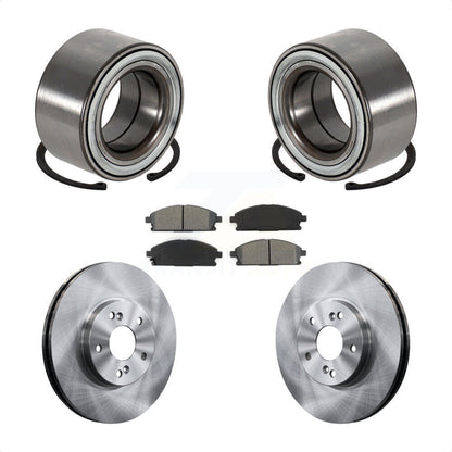 Kit de rotors et plaquettes de frein à disque de roulement de roue avant pour Acura MDX 2003-2006