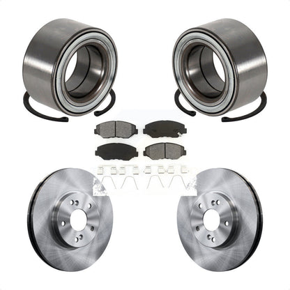 Kit de rotors et plaquettes de frein à disque de roulement de roue avant pour Honda Pilot 2005-2008