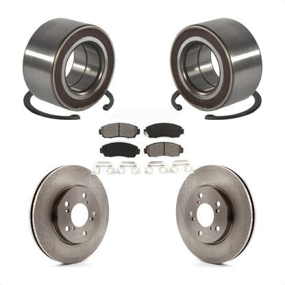 Kit de rotors et plaquettes de frein à disque de roulement de roue avant pour Honda Odyssey 2005-2010
