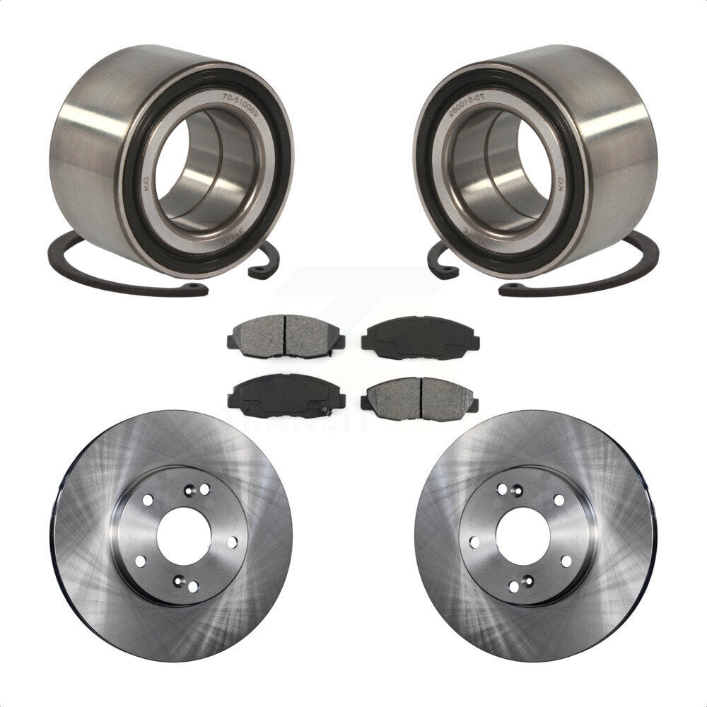 Kit de plaquettes de Rotor de frein, roulement de roue avant, pour Honda Civic Touring 14-15 avec 1.8