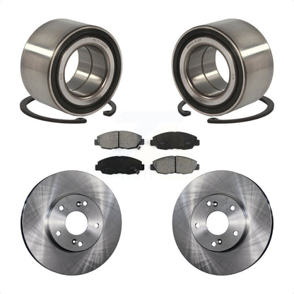 Kit de Rotor et plaquettes de frein à disque, roulement de roue avant, pour Honda Civic GX 2011 avec 1.8