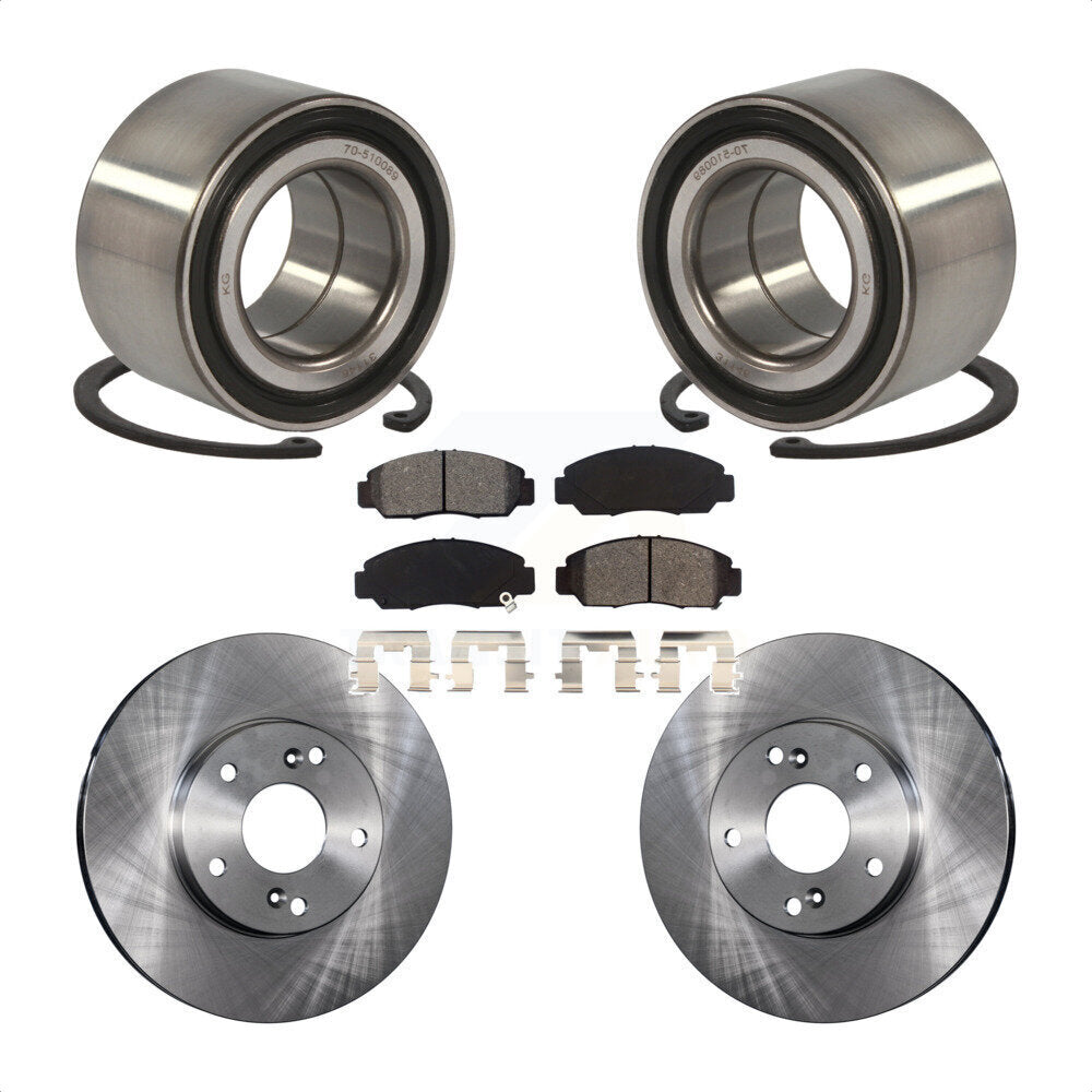Kit de rotor et de plaquettes de frein pour roulement de roue avant, pour Honda Civic GX 2006 – 2010 avec 1.8