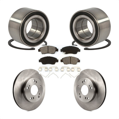 Kit de rotors et plaquettes de frein à disque, roulement de roue avant, pour Honda Civic Acura ILX