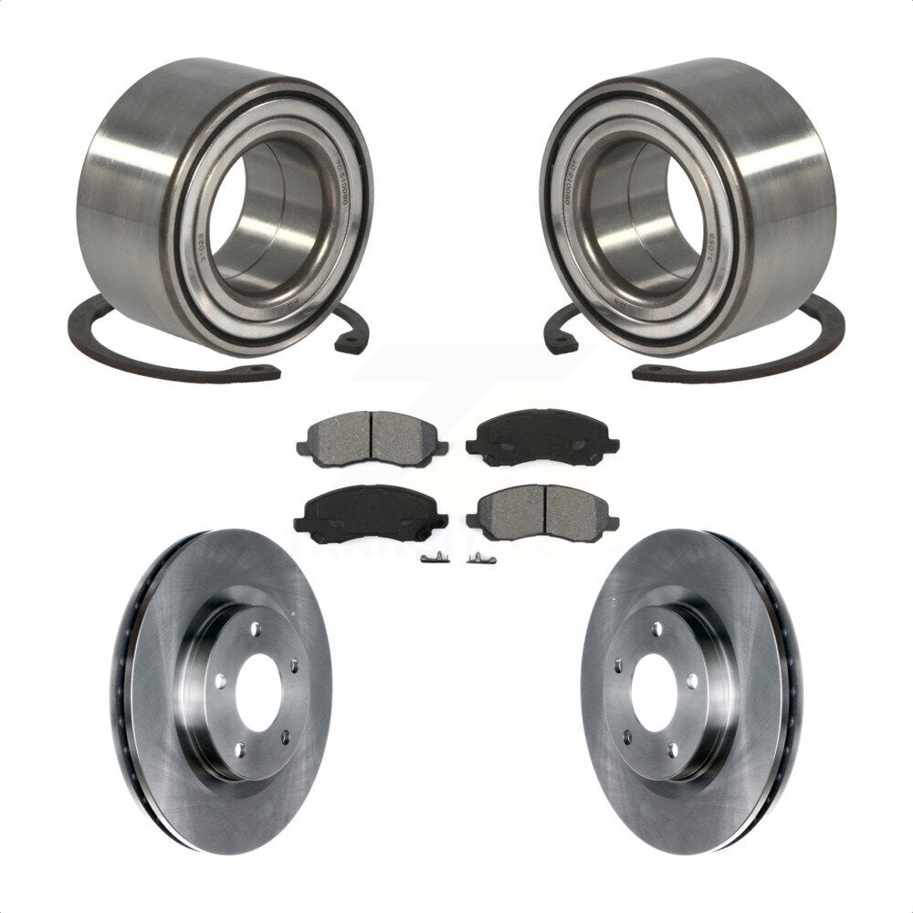 Kit de plaquettes de Rotor de frein, roulement de roue avant, pour Mitsubishi Jeep Outlander RVR Lance
