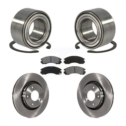 Kit de Rotor et de plaquettes de frein, roulement de roue avant, pour Mitsubishi Outlander PHEV Lance