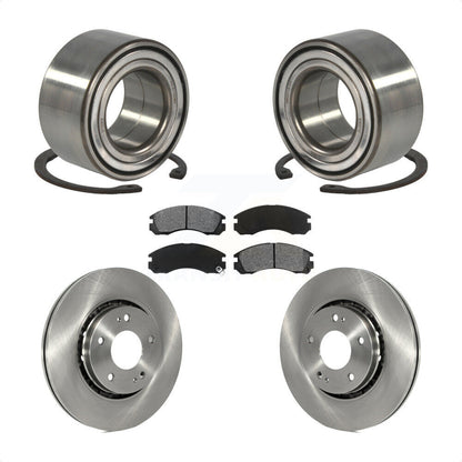 Kit de plaquettes de Rotor de frein, roulement de roue avant, pour Mitsubishi Lancer Ralliart avec AW