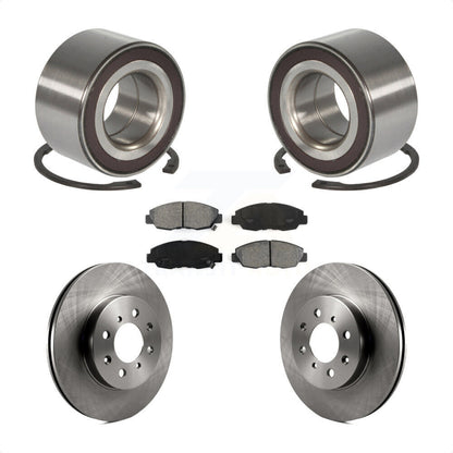 Rotor de frein à disque de roulement de roue avant et Kit de plaquettes semi-métalliques pour Honda Insigh