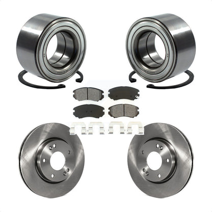 Kit de rotors et plaquettes de frein à disque de roulement de roue avant pour Kia Soul 2012 – 2013