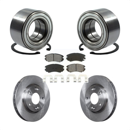 Kit de rotors et plaquettes de frein à disque, roulement de roue avant, pour Hyundai Elantra