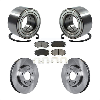 Kit de rotors et plaquettes de frein à disque de roulement de roue avant pour Kia Soul 2.0L 2010 – 2011