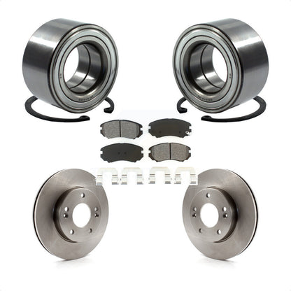 Kit de rotors et plaquettes de frein à disque de roulement de roue avant pour Kia Soul 2010-2011 1,6 l