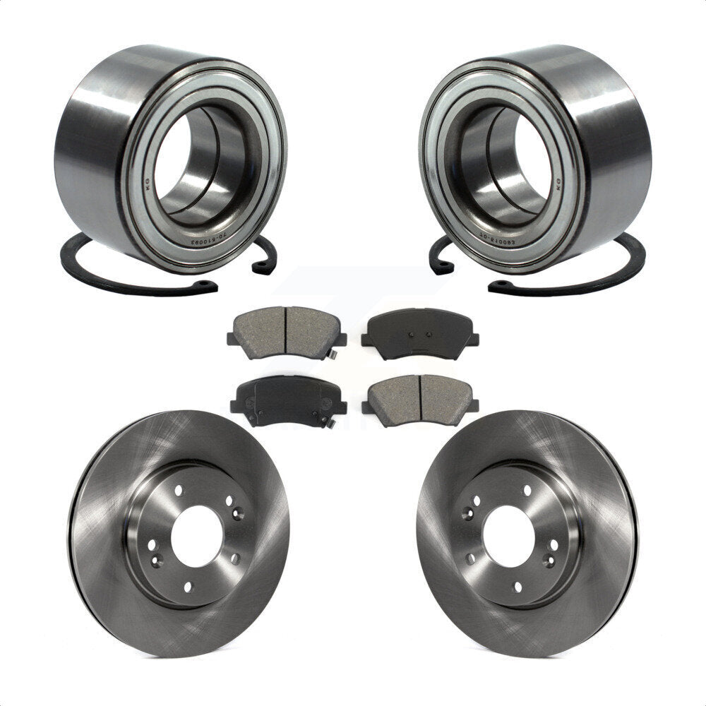 Kit de plaquettes de Rotor de frein, roulement de roue avant, pour Hyundai Elantra GT Kia Forte Forte