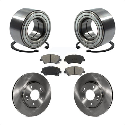 Kit de plaquettes de Rotor de frein, roulement de roue avant, pour Hyundai Elantra GT Kia Forte Forte