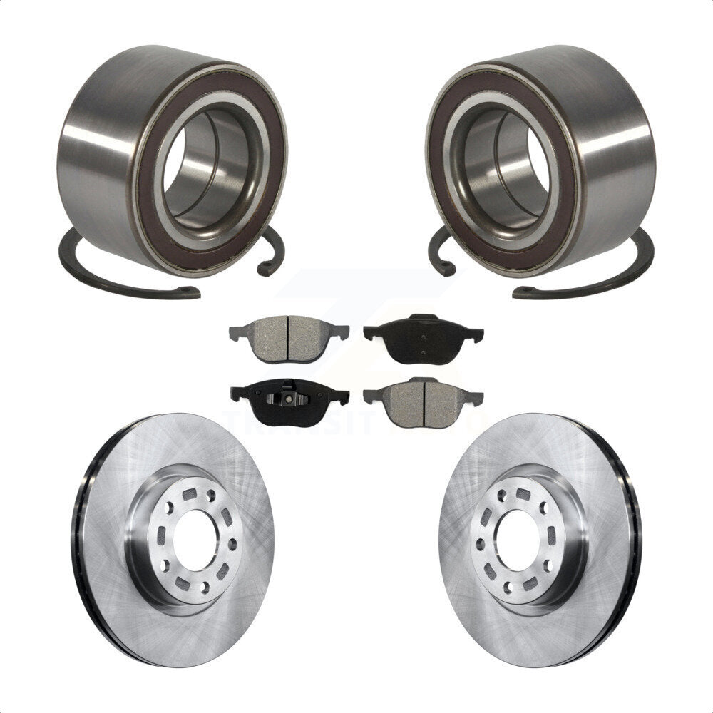 Kit de rotors et plaquettes de frein à disque, roulement de roue avant, pour Mazda 3 5 Sport