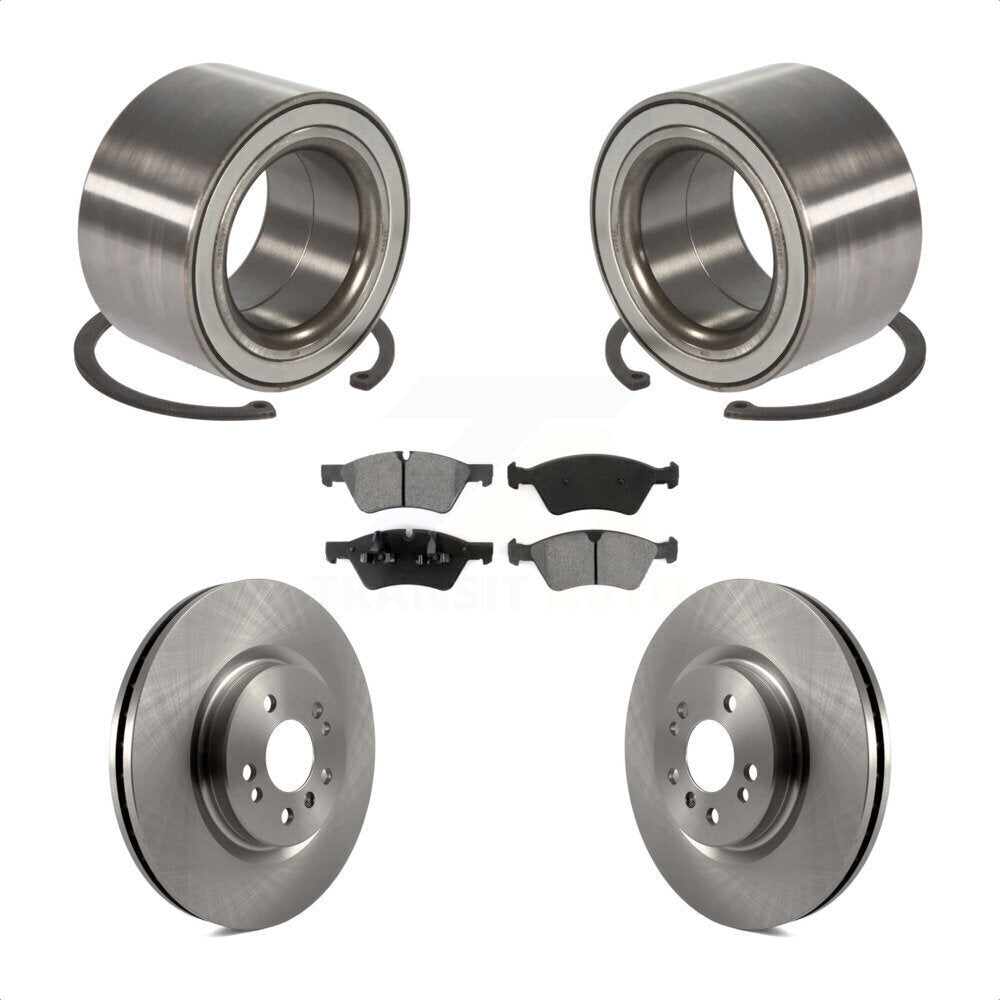 Kit de rotor et de plaquettes de frein à disque, roulement de roue avant, pour Mercedes-Benz ML45 2010 – 2011