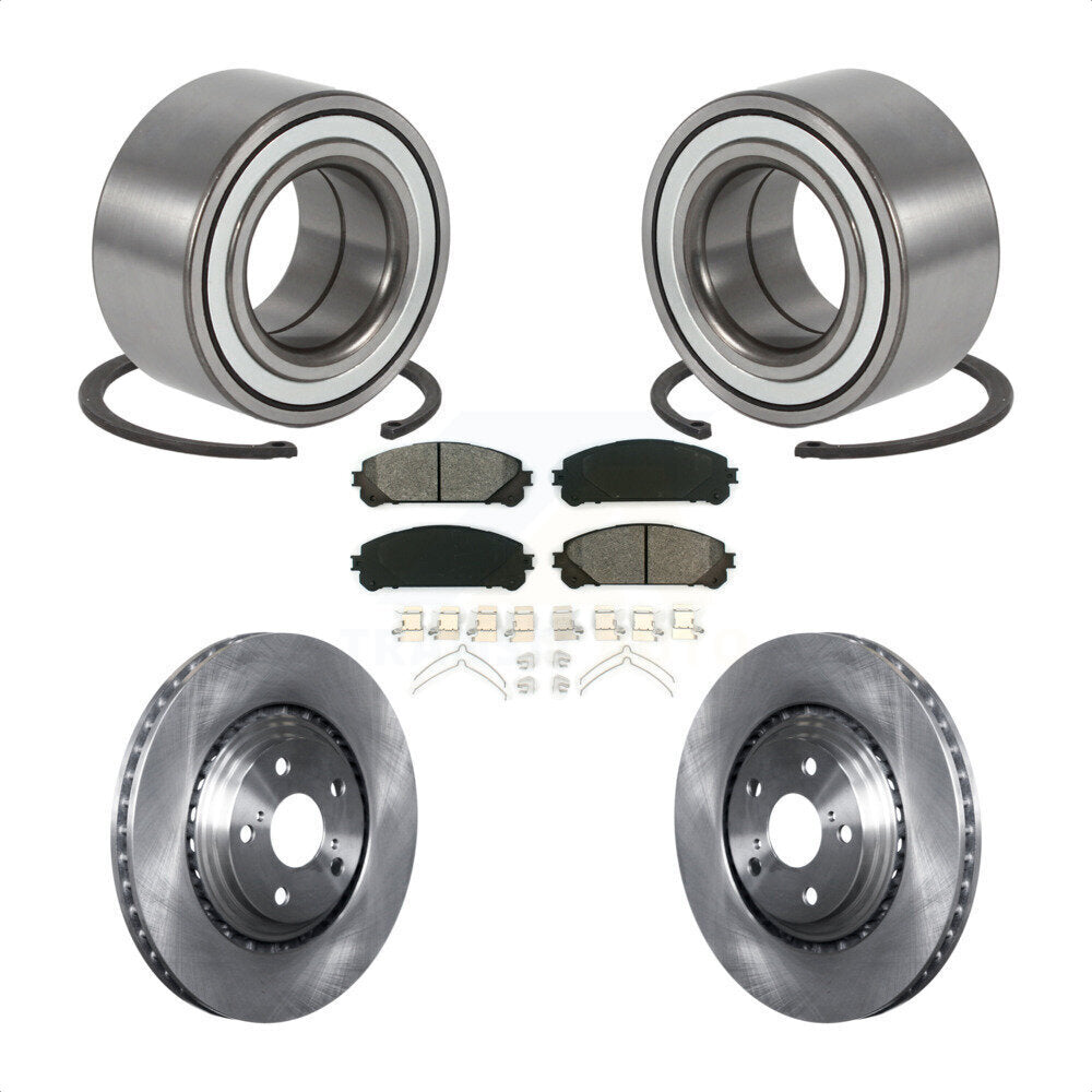 Kit de plaquettes de Rotor de frein, roulement de roue avant, pour Toyota Highlander Sienna Lexus RX35