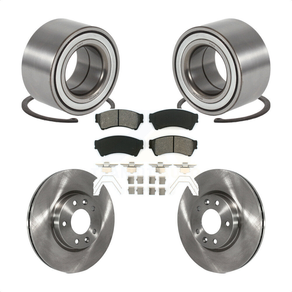 Kit de rotors et plaquettes de frein à disque de roulement de roue avant pour Mazda 6 3,7 L de 2009 à 2013