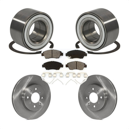 Kit de rotors et plaquettes de frein à disque de roulement de roue avant pour Honda Fit 2015 – 2020