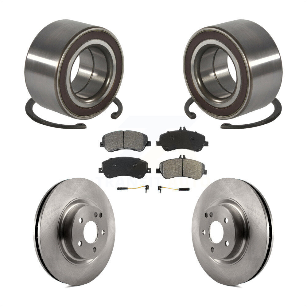 Kit de Rotor et de plaquettes de frein à disque, roulement de roue avant, pour Mercedes-Benz GLK350 GLK25