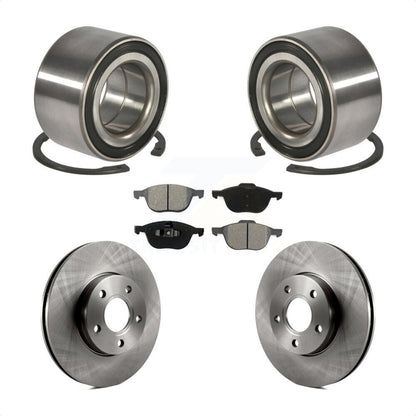 Kit de rotors et plaquettes de frein à disque de roulement de roue avant pour Ford Focus C-Max